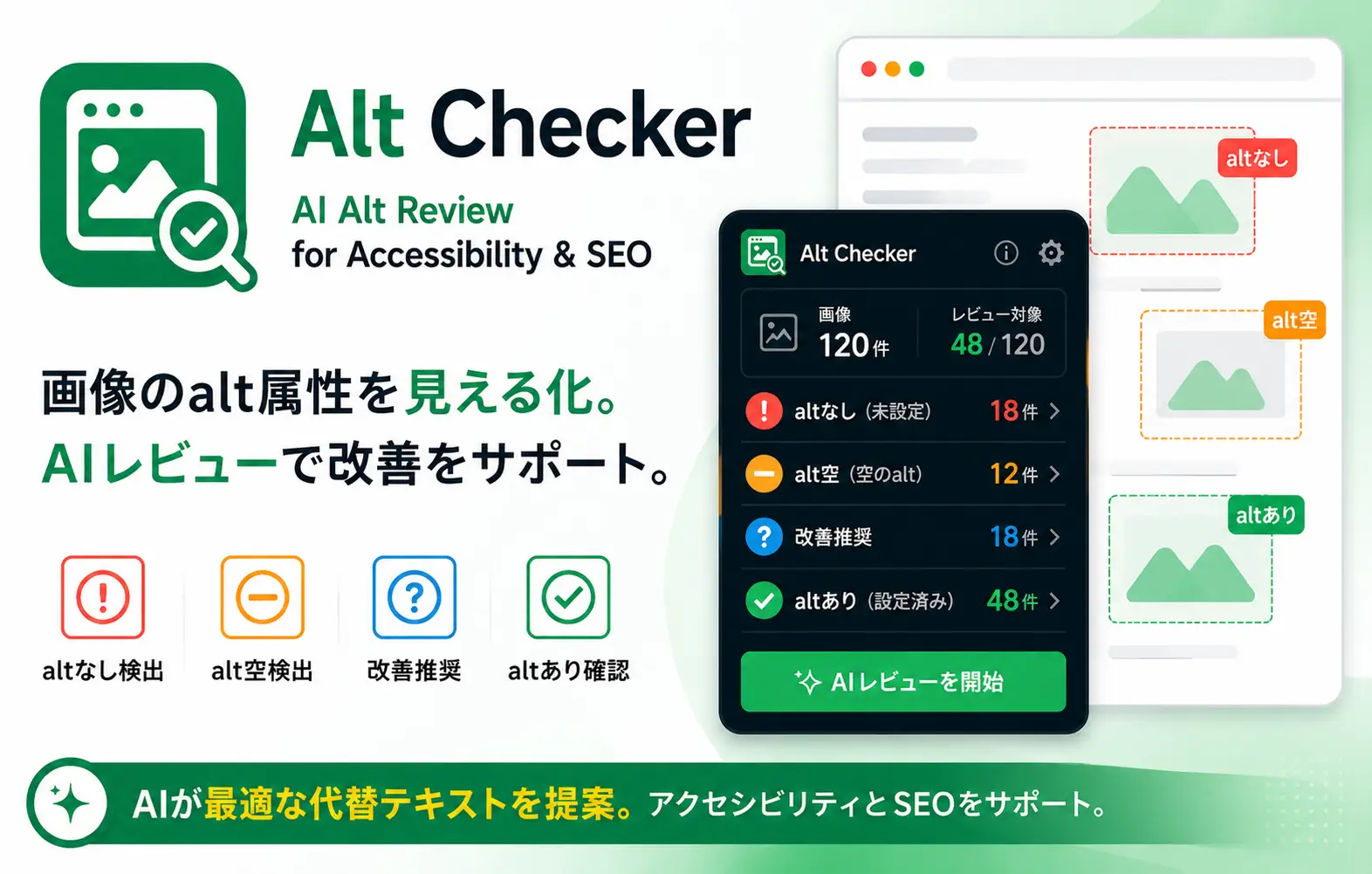 Alt Checkerの紹介画面